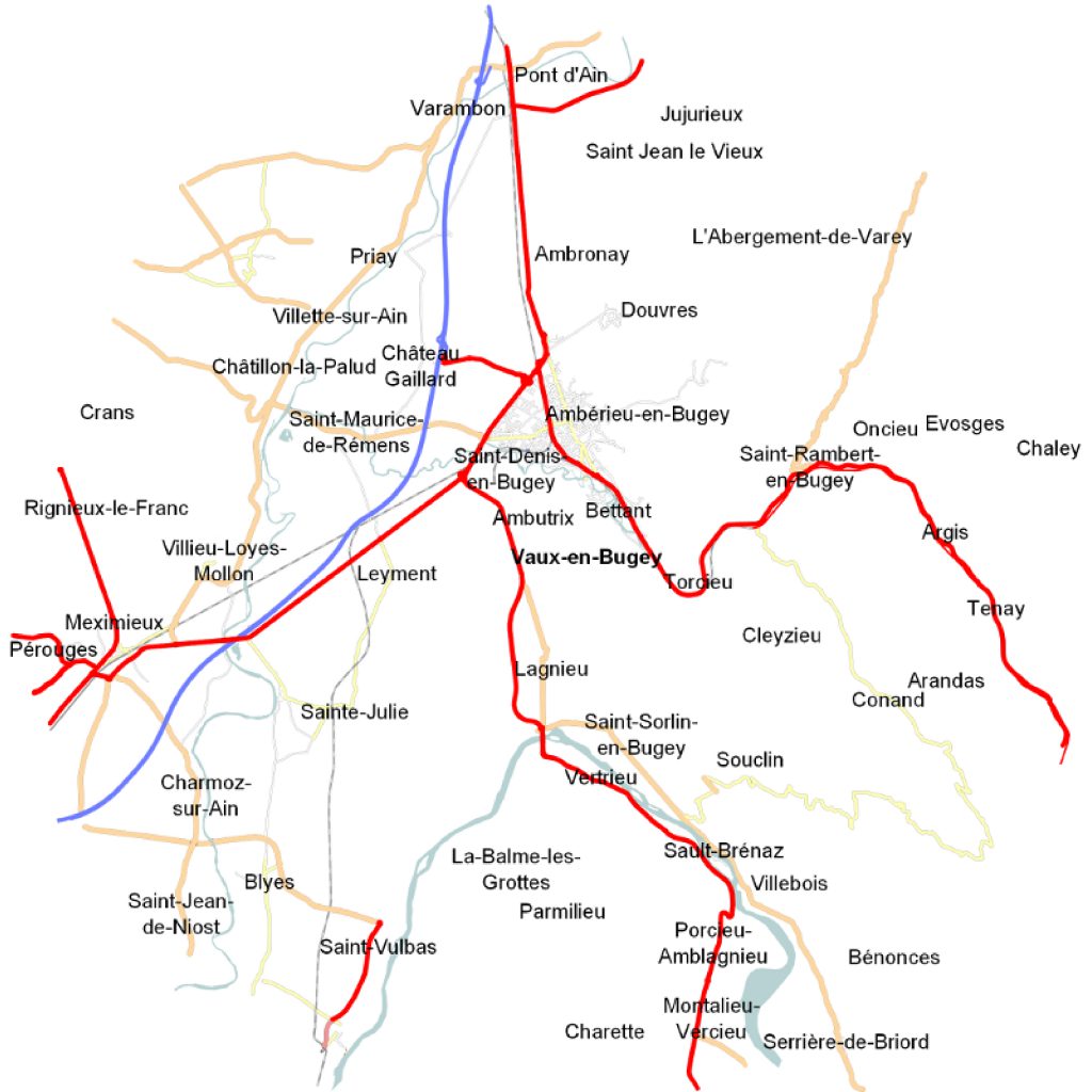 Nous intervenons dans les communes comme Ambérieu en Bugey, Ambronay, Ambutrix, Bettant, Château-Gaillard, Cleyzieu, Douvres, Lagnieu, Leyment, Saint Denis en Bugey, Sainte-Julie, Saint Maurice de Rémens, Saint Sorlin en Bugey, Saint Vulbas, Souclin, Torcieu, La Balme Les Grottes